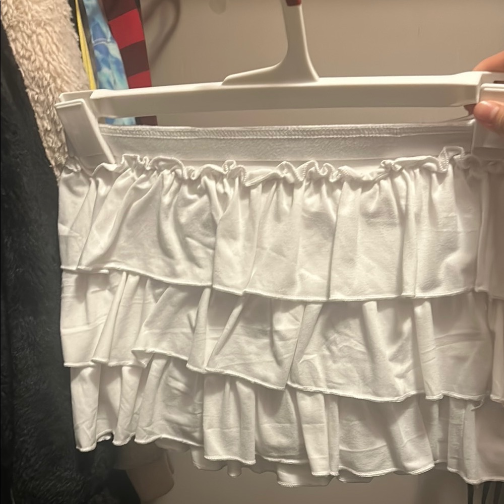 SHEIN Elegant White Skirt